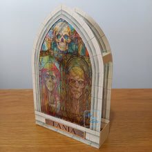 Load image into Gallery viewer, Stained glass window zombie card
