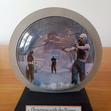 Load image into Gallery viewer, Zombie Christmas snowglobe card
