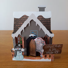 Load image into Gallery viewer, Alternative Christmas house card
