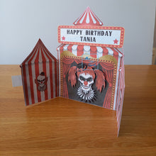 Load image into Gallery viewer, Clown / horror circus card
