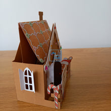 Load image into Gallery viewer, Christmas gingerbread house card
