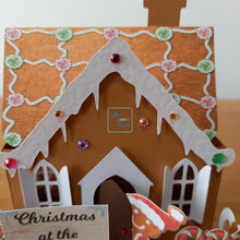 Load image into Gallery viewer, Christmas gingerbread house card
