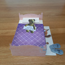 Load image into Gallery viewer, Monster under the bed pop up box card
